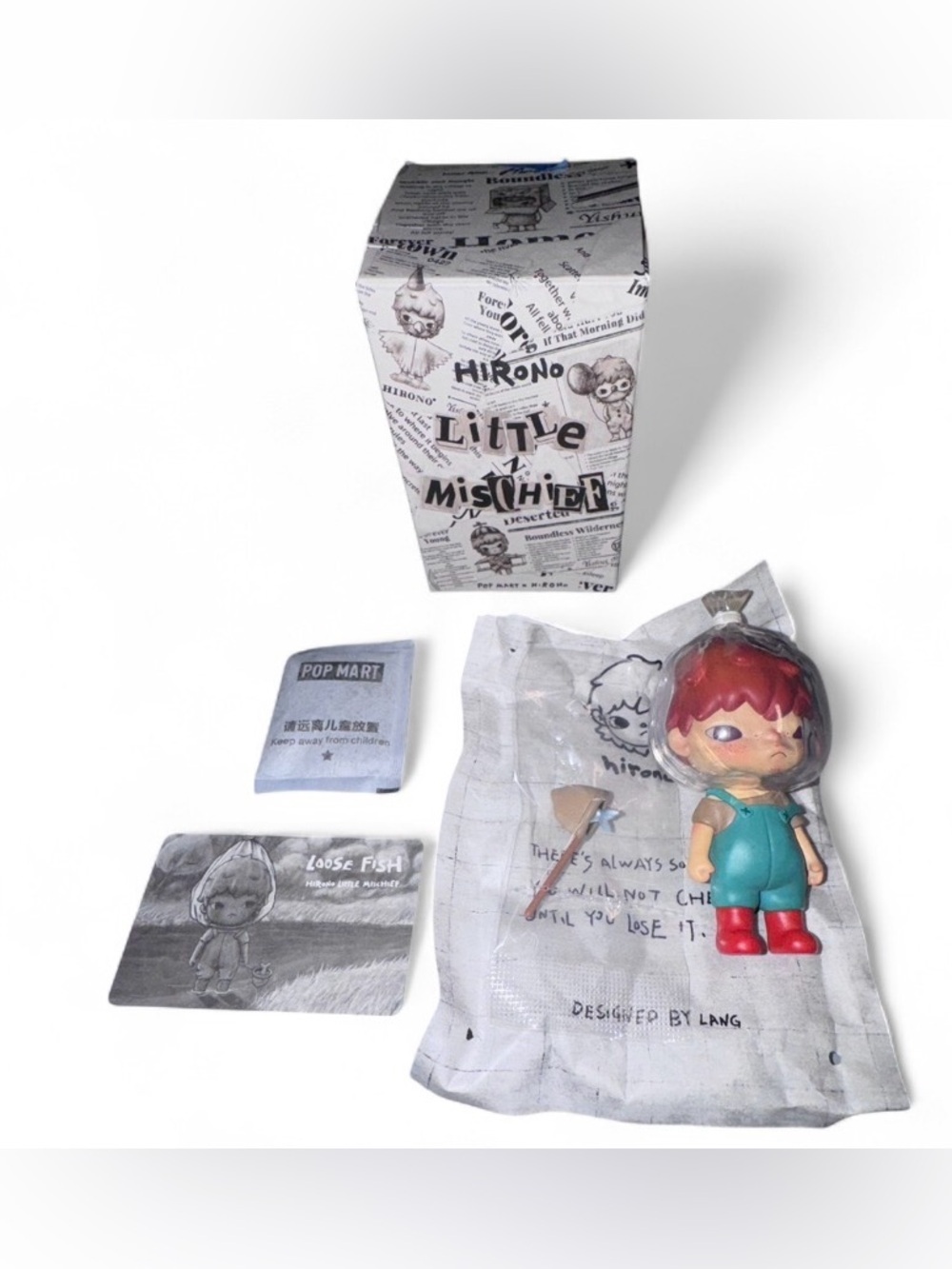 New POP MART Hirono Little Mischief – Confirmed Loose Fish 🐟✨Authentic